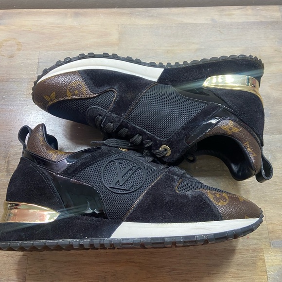 Louis Vuitton Black and Gold Athletic Shoes - Picture 1 of 1
